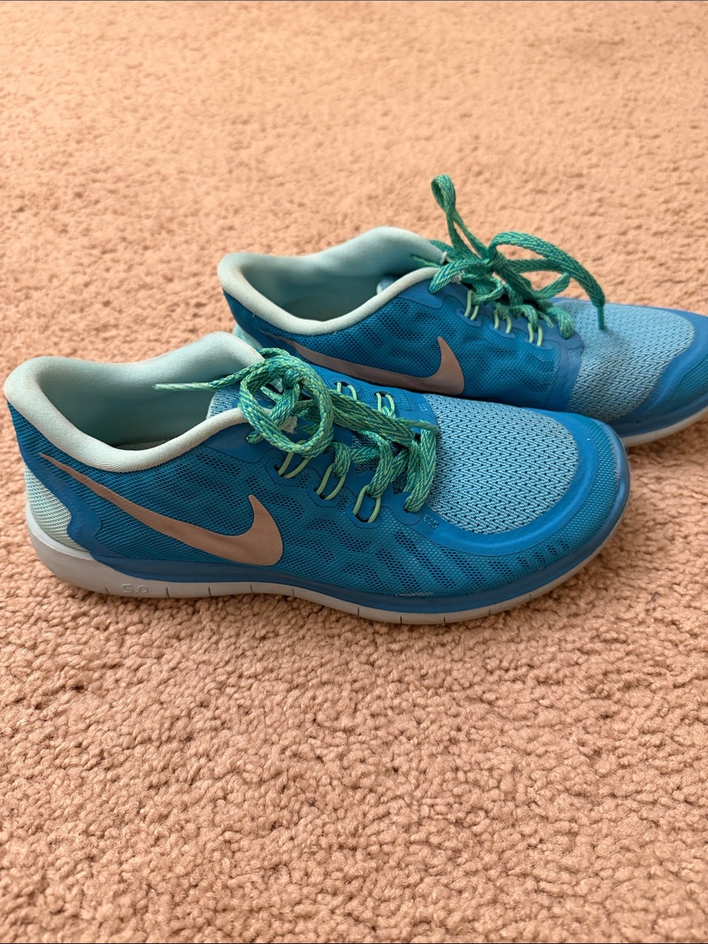 Nike Kids Blue & Teal Athletic Sneakers